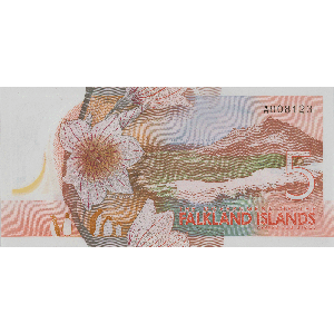 2025 Falkland Island £5 King Charles Banknote Main Image