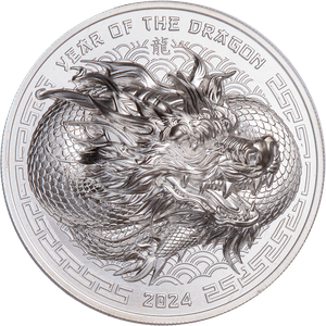2024 Fiji 1 oz. Silver $2 Year of the Dragon | Littleton Coin Company