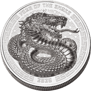 2025 Fiji 1 oz. Silver $2 Year of the Snake Main Image