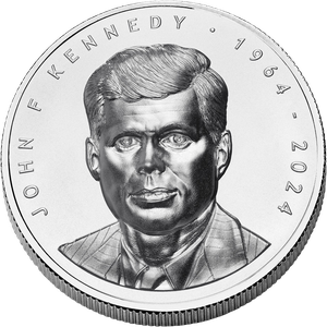 2024 Fiji 1 oz. Silver $2 John F. Kennedy Main Image