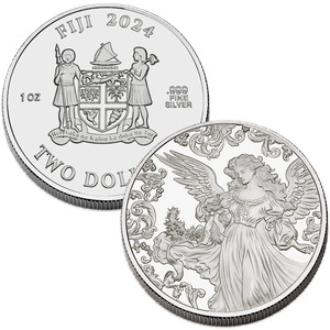 2024 Fiji 1 oz. Silver $2 Holiday Angel Main Image