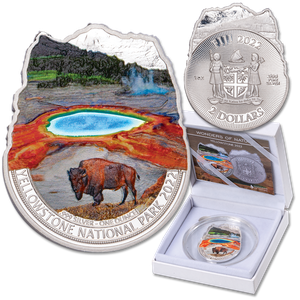 2022 Fiji 1 oz. Silver $2 Yellowstone Main Image