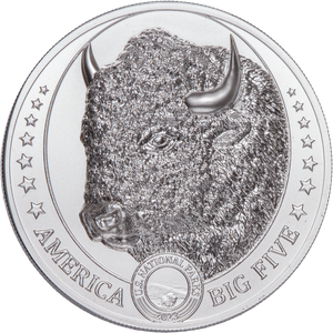 2023 Fiji 1 oz. Silver $2 America Big Five - Bison Main Image