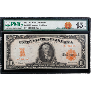 Series 1907 $10 Large Size Gold Certificate Main Image