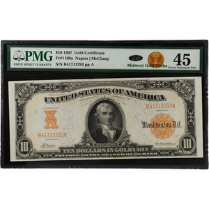 1907 $10 Gold Certificate Main Image