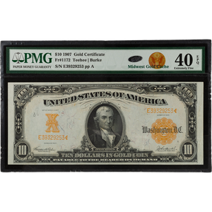 Series 1907 $10 Gold Certificate Main Image