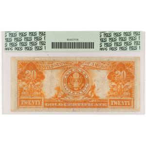 1922 $20 Gold Certificate Littleton Coin Company