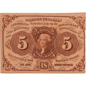 5¢ Fractional Currency Note Main Image