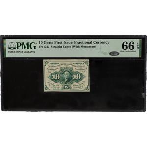 1862-1863 10¢ Fractional Currency Note Main Image