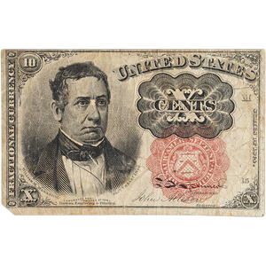 1874-1876 10¢ Fractional Currency Note Main Image