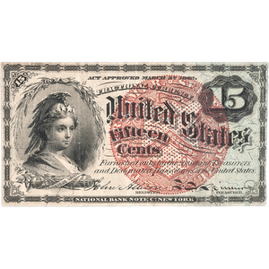 1869-1875 15¢ Fractional Note Main Image