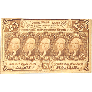 25¢ Fractional Currency Note Main Image