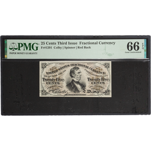 1864-1869 25¢ Fractional Note Main Image