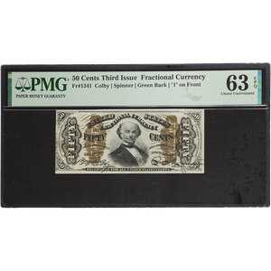 1864-1869 50¢ Fractional Note Main Image
