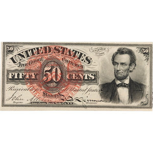 1869-1875 50¢ Fractional Currency Note Main Image