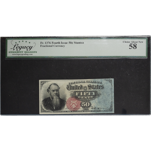 1869-1875 50 Cent Fractional Currency Main Image