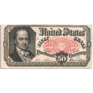1874-1876 50¢ Civil War-Era Fractional Note Main Image
