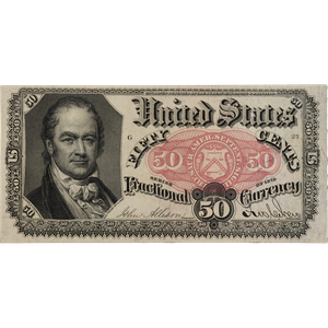 1874-1876 50¢ Civil War-Era Fractional Note Main Image