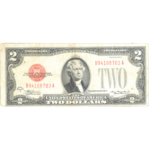 1928C $2 Legal Tender Note VG Main Image