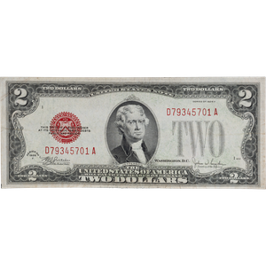 1928F $2 Legal Tender Note          XF-40 Main Image