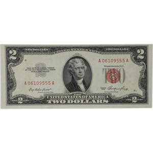 1953 $2 Legal Tender Note XF Main Image