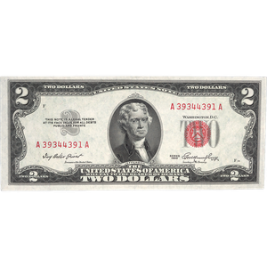 1953 $2 Legal Tender Note CUNC Main Image