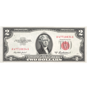 1953A $2 Legal Tender Note CCU Main Image