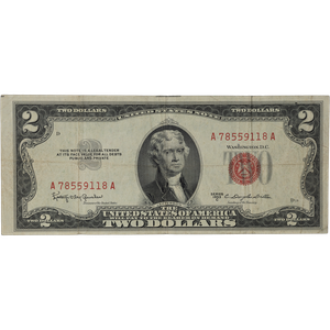 1953C $2 Legal Tender Note F Main Image