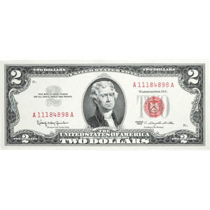 1963 $2 Legal Tender Not Main Image