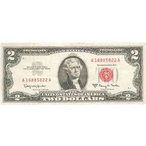 1963A $2 Legal Tender Note Main Image