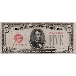 1928 $5 Legal Tender Note Main Image