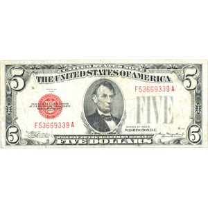 1928C $5 Legal Tender Note Main Image