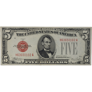 1928E $5 Legal Tender Note Main Image