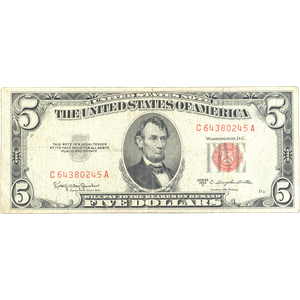 1953B $5 Legal Tender Note Main Image
