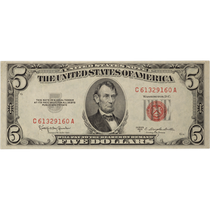 1953C $5 Legal Tender Note Main Image