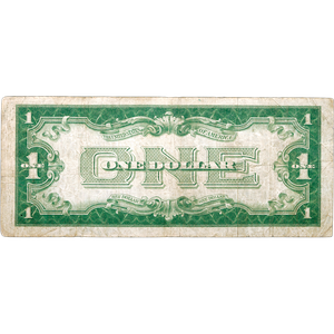 1928A $1 Silver Certificate, "Funnyback," Main Image