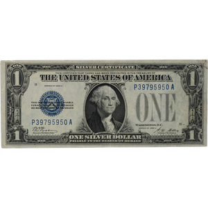 1928A $1 Silver Certificate, "Funnyback" Main Image