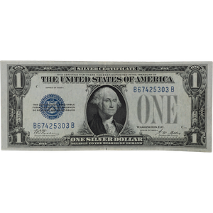 1928A $1 Silver Certificate, "Funnyback" Main Image