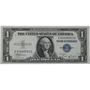 1935B $1 Silver Certificate AU Main Image