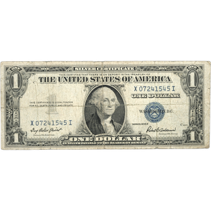 1935F $1 Silver Certificate VG Main Image