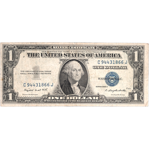 1935G $1 Silver Certificate, Very Good Main Image