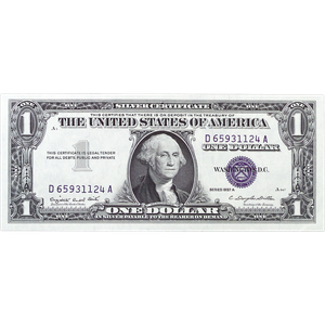 1957A $1 Silver Certificate Littleton Coin Company