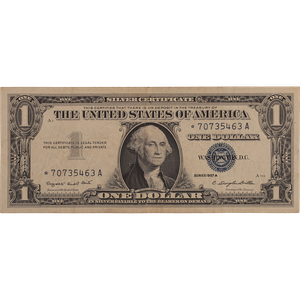 1957A $1 Silver Certificate Star Note Littleton Coin Company