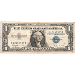1957B $1 Silver Certificate VG Main Image