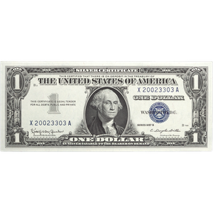 1957B $1 Silver Certificate GCU Main Image