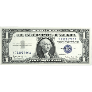 1957B $1 Silver Certificate CCU Main Image