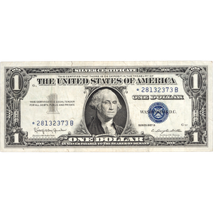 1957B $1 Silver Certificate, Star Note Main Image