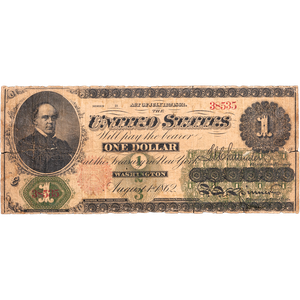 1862 $1 Legal Tender Note Main Image