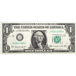 1963 $1 Federal Reserve Star Note - Kansas City