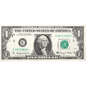 1963A $1 Federal Reserve Star Note, Richmond Main Image
